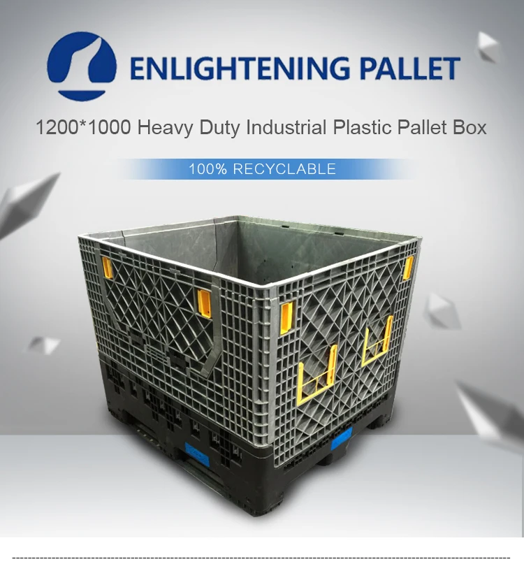 Large Storage Stackable Plastic Pallet Boxes Buy Plastic Pallet Boxes