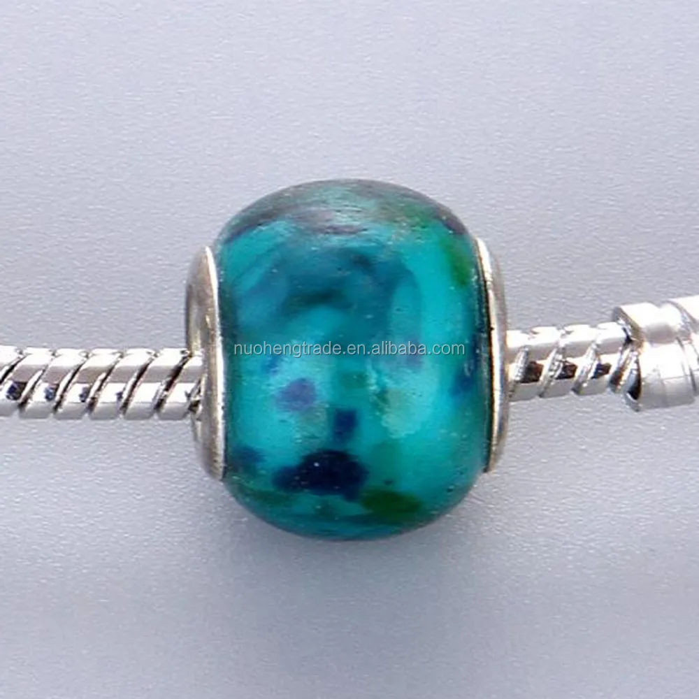 

Big Hole murano Glass beads fIt Europe Charm Bracelet Jewelry