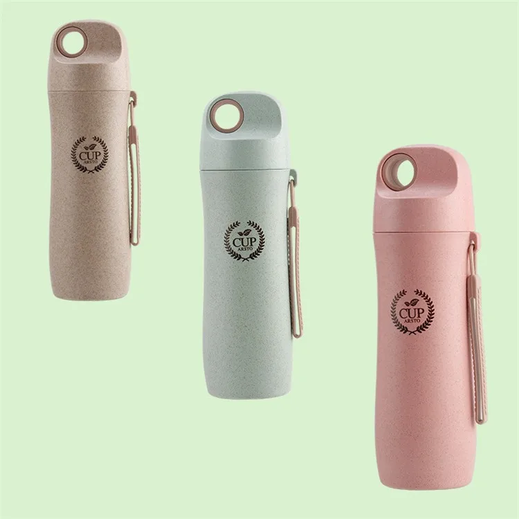 Green water bottle