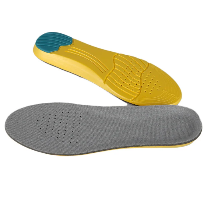 

high quality newest silicon gel thick soft and comfortable sport full size insole for shock absorption ortholite insole foam, Customized