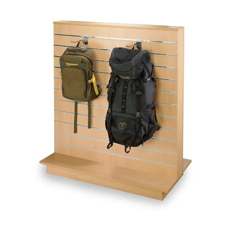 High Quality Customized Floor Standing Backpack Wall Mounted Display