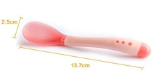 3Pcs Baby Bowl Set Baby Learnning Dishes with Suction Cup Temperature Sensing Spoon Baby Tableware
