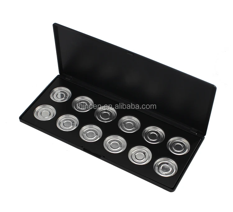 High quality DIY 12 pans magnetic empty eyeshadow palette