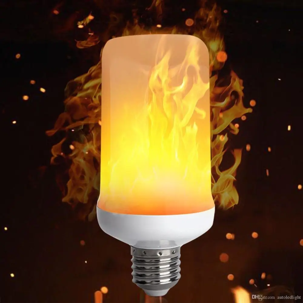 Amazon Best selling Led Flame Fire Effect Bulb For Christmas Decoration,