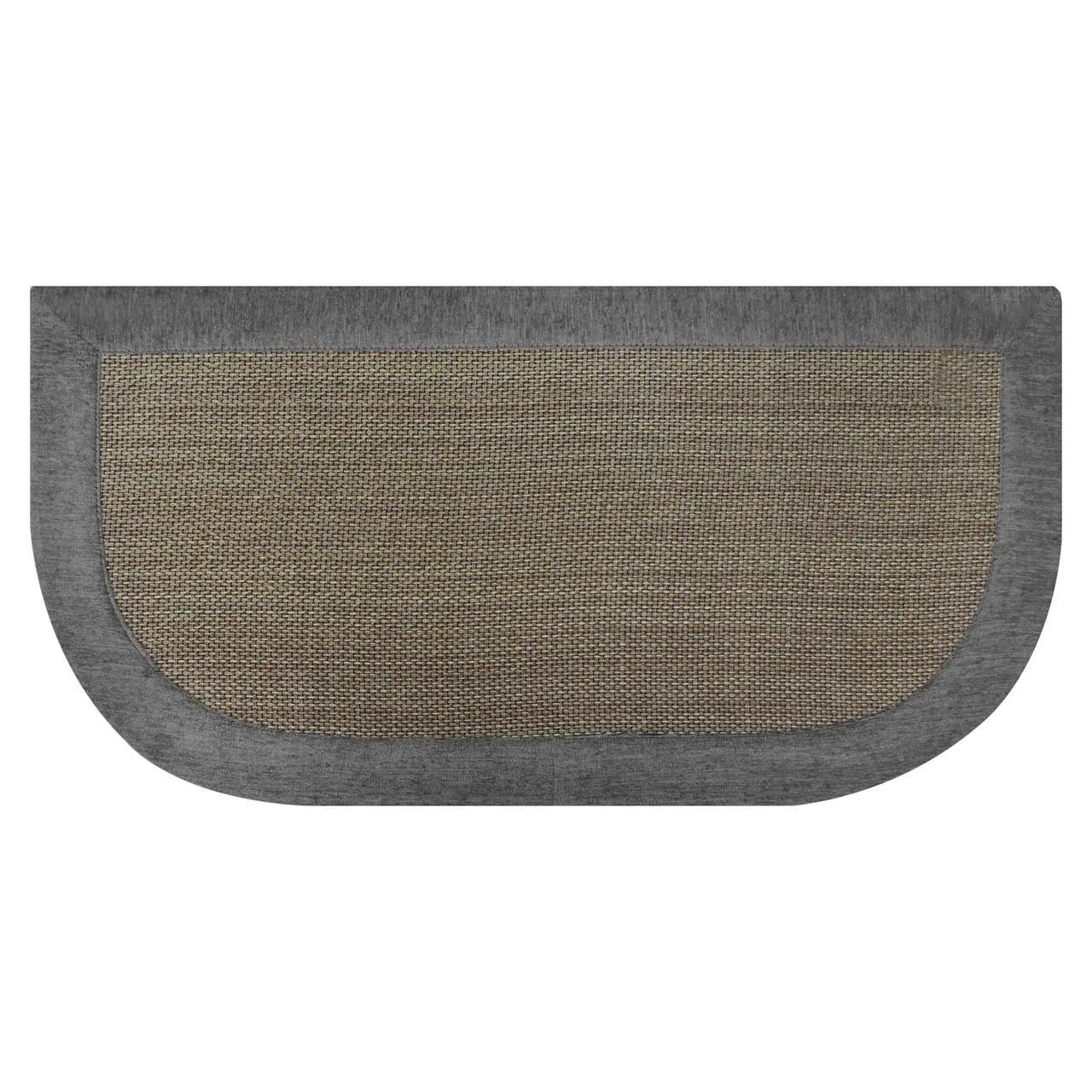 buy versatile slice kitchen floor mat/area rug: taupe basket weave