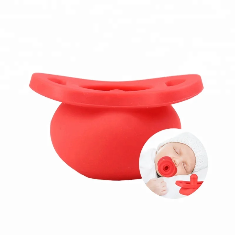 

Eco-friendly Retractable Pop Silicone Baby Pacifier, Green, pink, blue, red