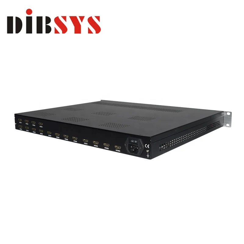 

DIBSYS ATSC system 16 channels mpeg4 avc h.264 h.265 atsc modulator with hd video encoder