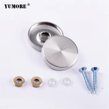 Hardware Stainless Steel Satin Or Polished Screw Covers Decorative