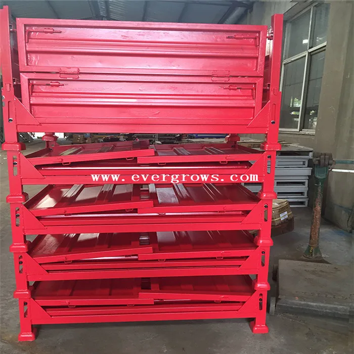 Rectangular Foldable Square Steel Pallet Box Alibaba China