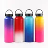 Customized Stainless Steel Vacuum Flask Water Bottle Insulated Sports Bottle Gradient Color