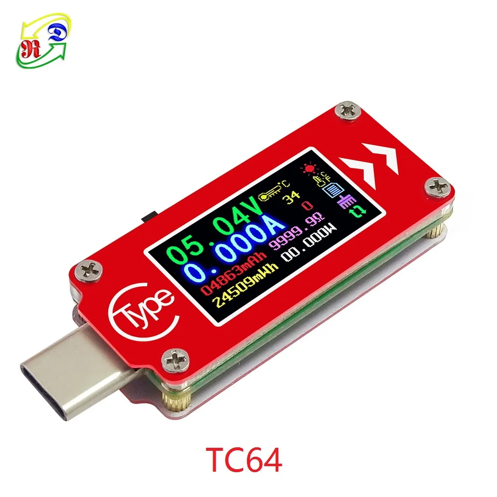 Testeur USB-C Multimètre - Voltmètre/Ampèremètre Pour QC2.0/3.0 Et PD, Modèle KWS-1902C