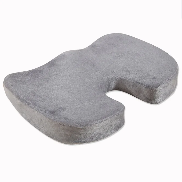 
Office chair colorful back cushion memory foam u shape coccyx orthopedic seat cushion 