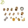 Factory price M4 M6 M8 M10 M12 brass/copper inserts for plastic injection molding
