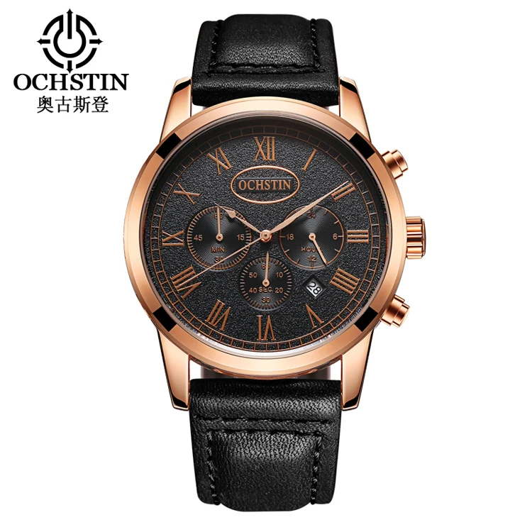 

OCHSTIN GQ067B Top Brand Men's Chronograph Watch Male Casual Luxury Quartz Wristwatch Clock Military Clocks Stopwatch