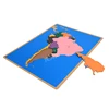Tiger Montessori Materials for kindergarten and nursery G040 Puzzle Map of South America
