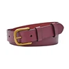 Gold-Tone Buckle Double Leather Belts / Fashioned in Rich Leather Belts / Leather Belt Manufacturer in China