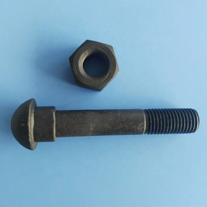 High Tensile Steel Fish Bolts With Square Neck Class 8.8 Black Buy