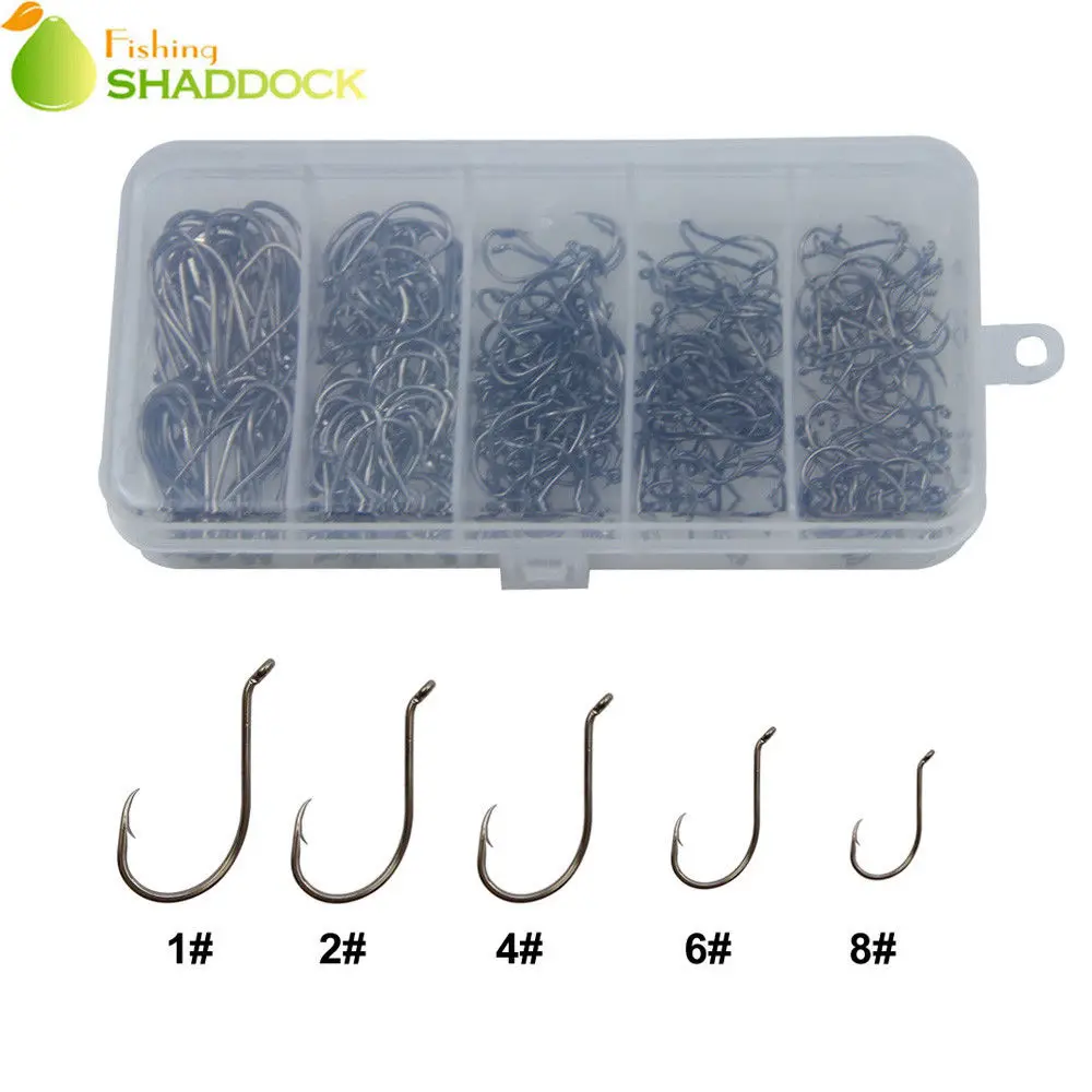 New Box 100 Bronze Octopus Fish Hooks Size 6 Hook Korea