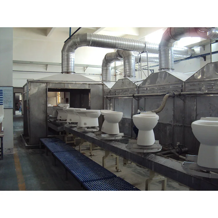 
High quality glazing machine for glazing sanitary ware toilet wash basin cistern  (60748033028)