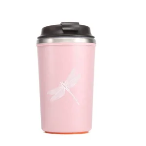 Image of butterfly thermal suction bottle non fall suction mug Never Slip Tumbler Magical non falling mug non spill mug tumbler