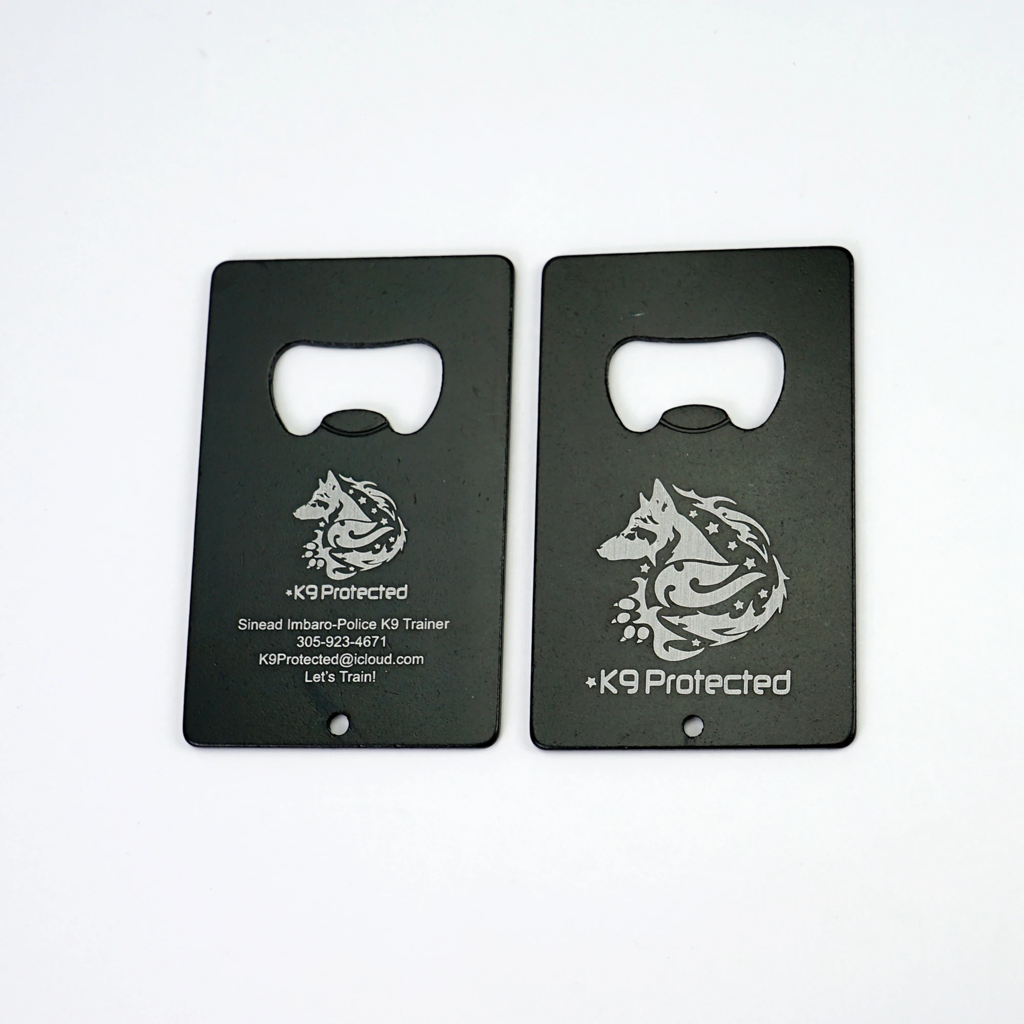 

Hot Sale New products business card special aluminum beer badge bottle opener accept custom logo