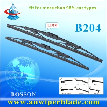 2-Pack 18 Inch White Colored Windshield Wiper Blades - Custom Look, Easy Fit