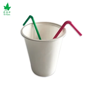 12oz Disposable biodegradable cornstarch plastic cup