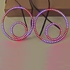 RGBW color changing car retrofit LED halo kit dream color angel eyes For ford fiesta facelift 2005 - 2008