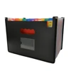 24 Pockets A4 Expanding File Folder/Organizer with Cloth Edge Wrap and Business Card Holder