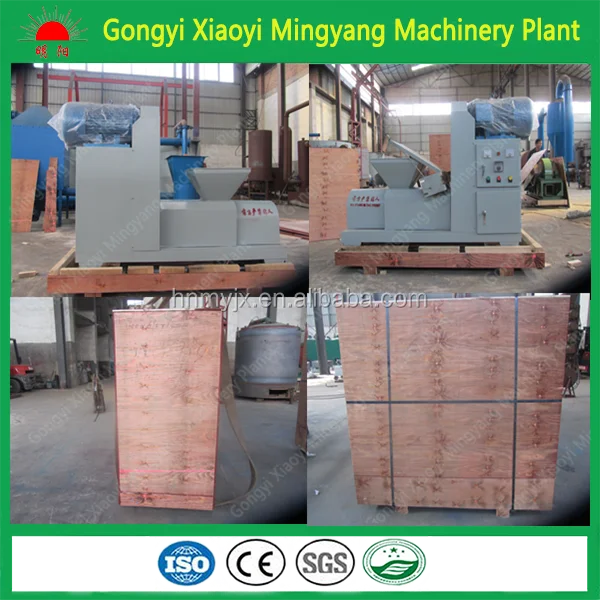 wood briquette packing pictures