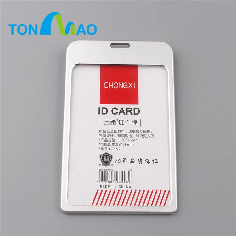 

wholesale promotion high quality aluminum metal alloy ID business card case holders