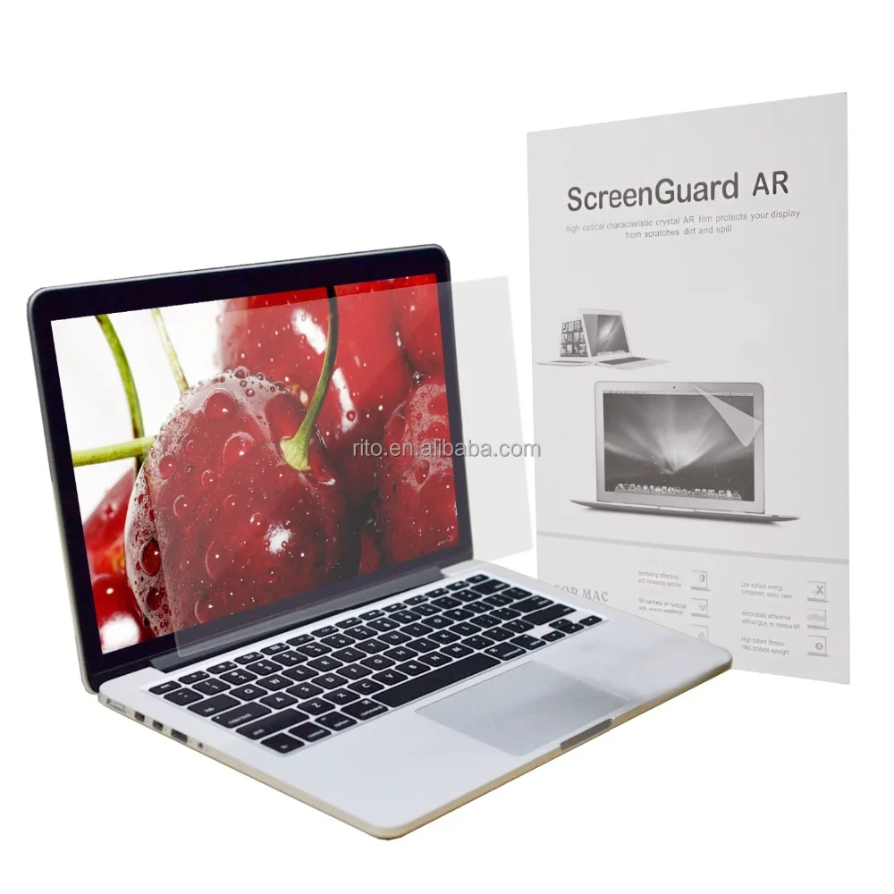 

Anti glare Laptop Guard PET Screen Protector for Macbook Pro 13 Retina, Transparent