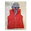 New stock lady waistcoat winter padded vest with fur lining