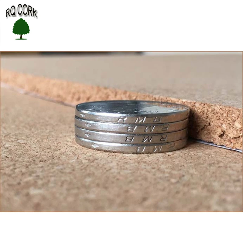 
RQ CORK Self-adhesion Cork Sheet Picture Wall Natural Color Messge Board with Self-adhesion 