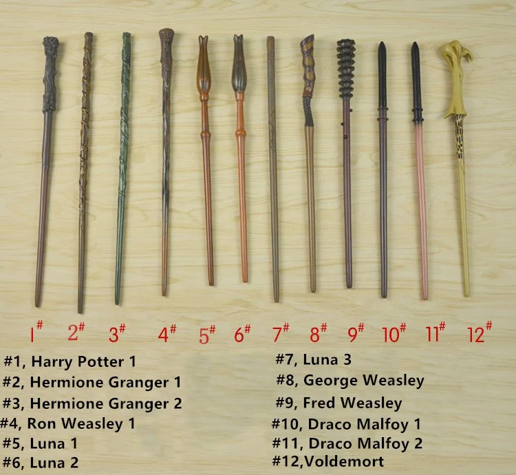 Wholesale 85 Characters Harry Potter Magic Wands Metal Core With ...