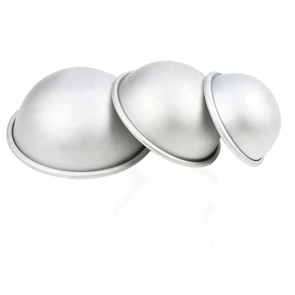 

65mm Diameter 30mm Height Food Grade Aluminum Cake Molds, Silver