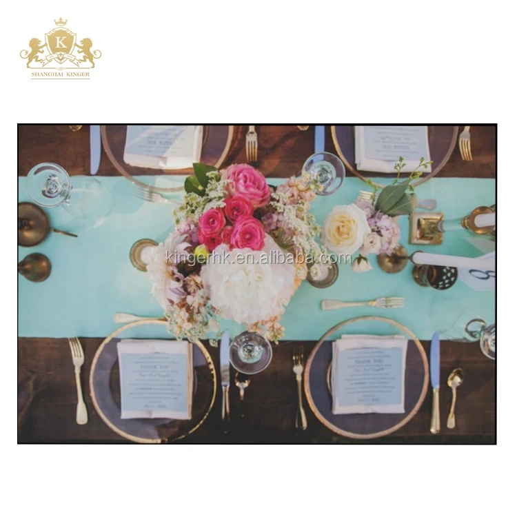 
Gold rim decorative charger plates for Wedding and marriage celebration 