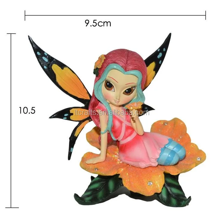 Custom Fairy Figurines Tinkerbell Doll Resin Fairy Figurines Wholesale
