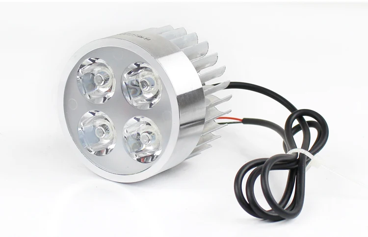 12W 6500K white light 800 lumen super bright led light for motorcycle