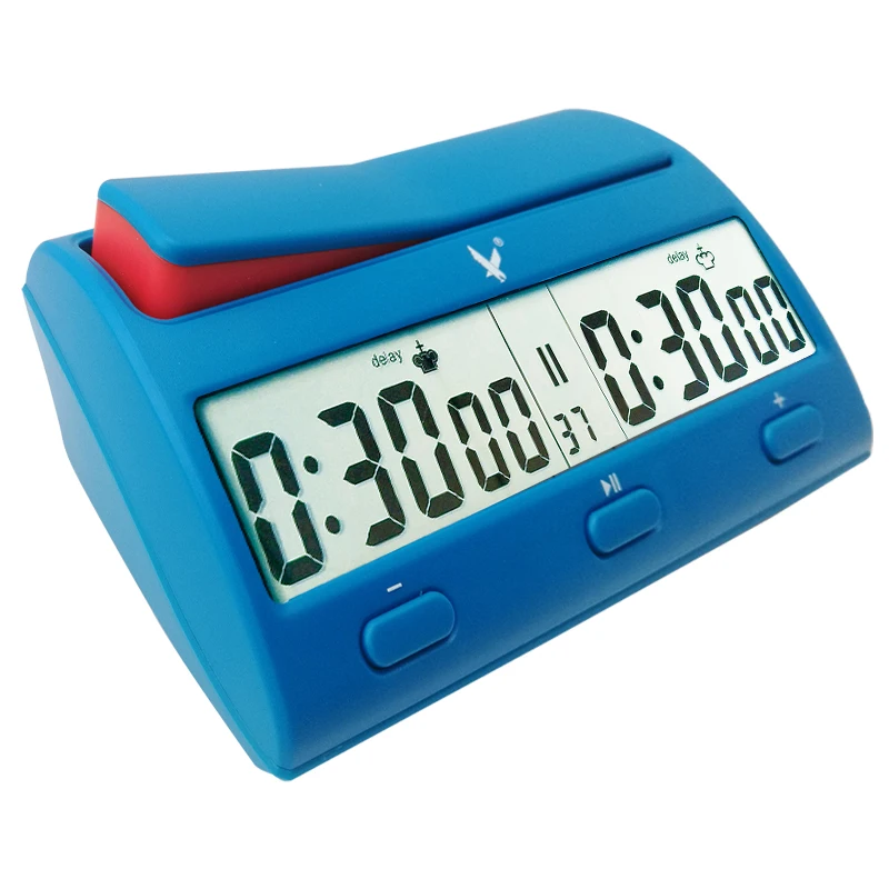 

Manufacturer advanced digital chess game clock with Bonus and Delay, Blue;all color available for oem &odm