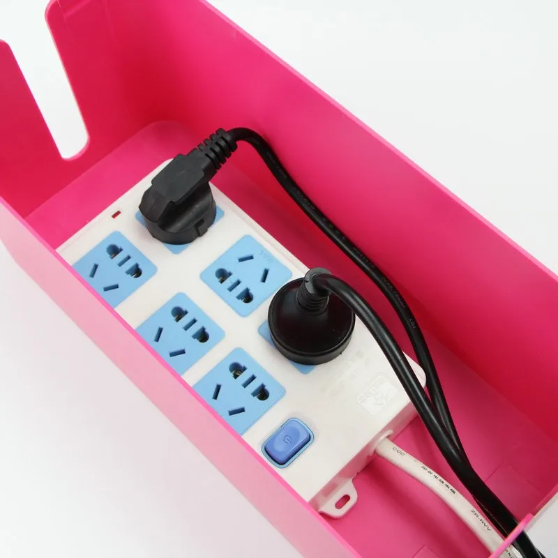 Cable Organizing Management Box For Under Desk,Black5.25 X 6.2 X 16