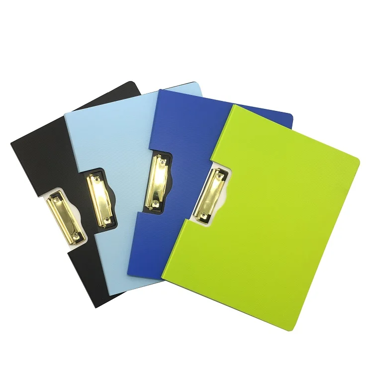 2.0mm Pp Foam Plastic Binder Clip File Folder With Metal Spring Clip