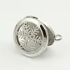 Round Silver 25mm and 30mm Aromatherapy Essential Oils Diffuser Locket Necklace