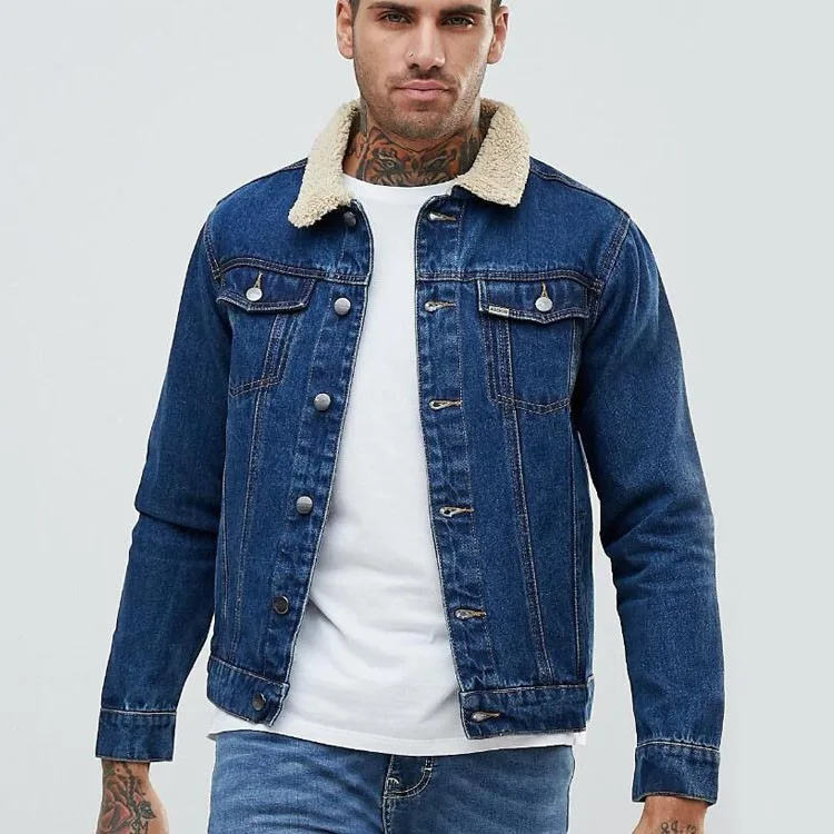 windbreaker and jeans