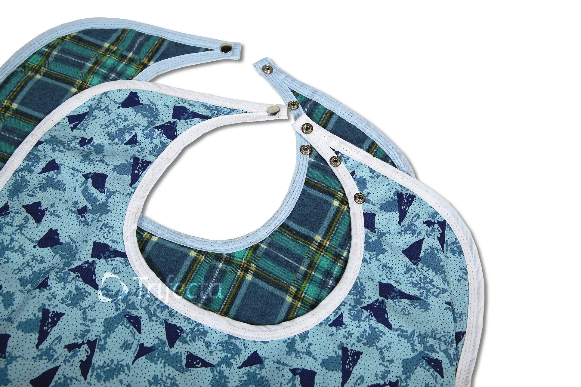 Rosenice Adult Bib for Eating Waterproof Clothing Protectors Aid Apron