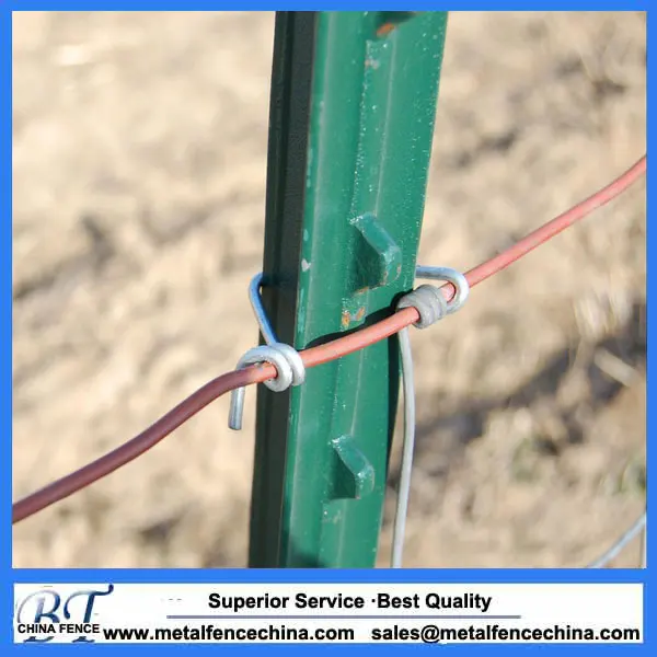 Cheap metal t-post wholesale Hot dipped galvanized studded t post for field fence with high quality foe sale