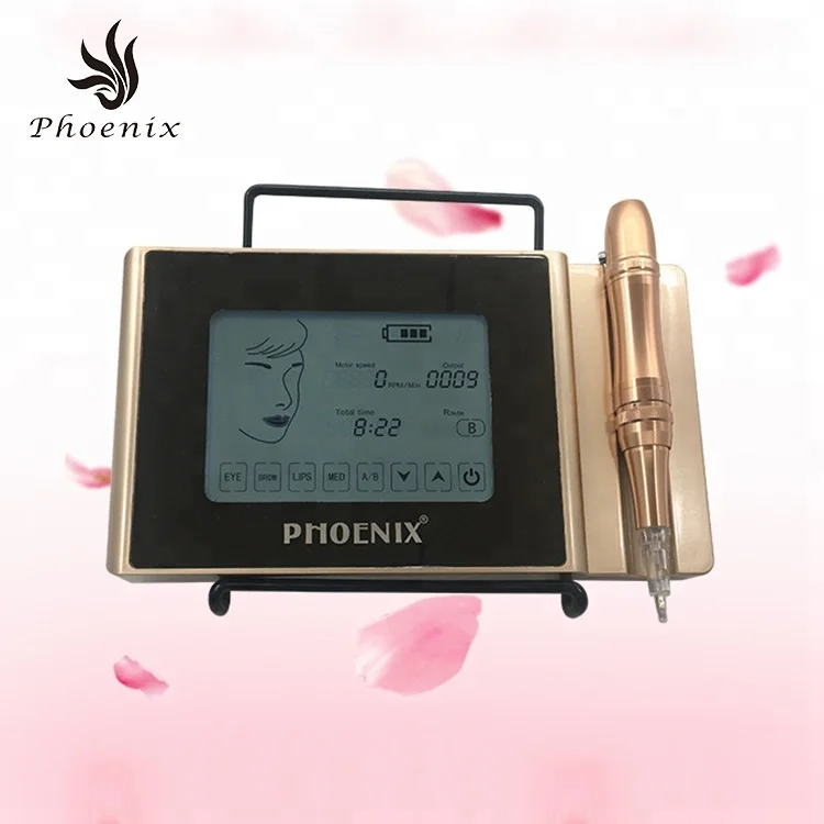 

Touch Screen Intelligent Microblading Permanent Makeup Tattoo Machine kit, Gold