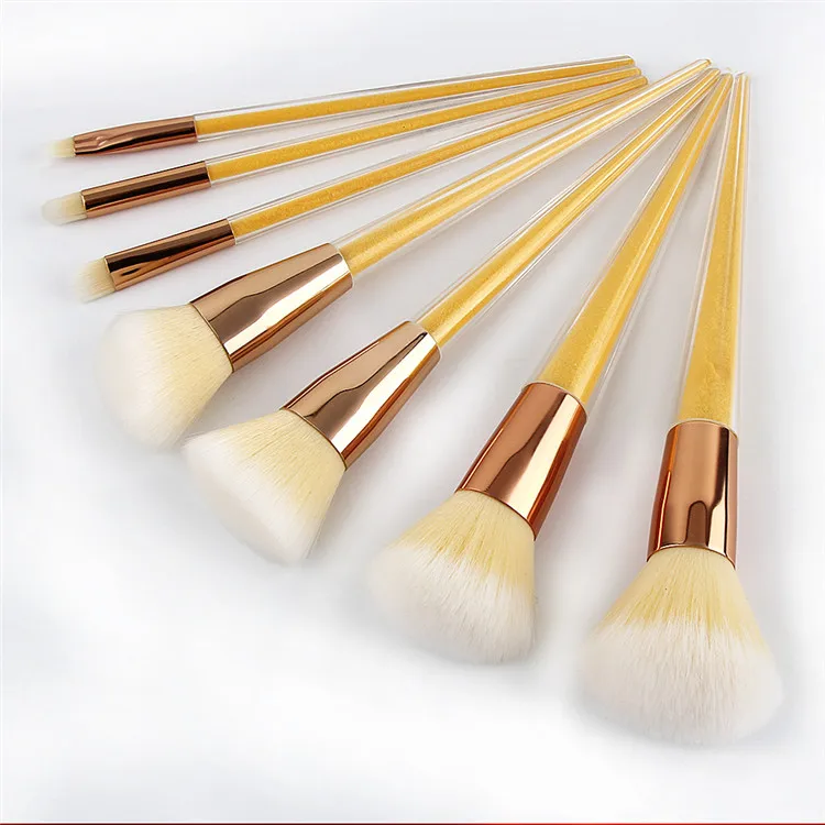 

Wholesale private label beautiful cosmetic makeup brushes, Purple/blue/pink