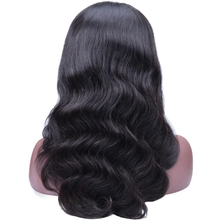 

Top Quality Grade 10A Natural Color 360 Lace Wig Virgin Human Hair Wig Mink Malaysian Hair Body Wave Remy 360 Lace Wig