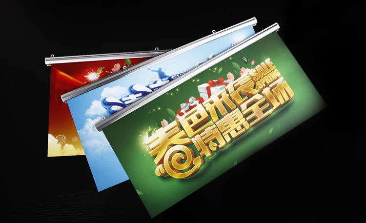 100 厘米海报照片图片衣架的店超市装饰海报和悬挂套件